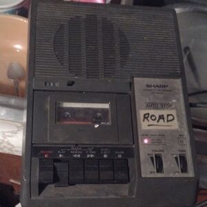 Sharp Cassette Recorder with Auto Stop